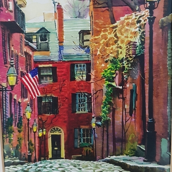 2010 Boston Watercolor Print - Picture 2 of 8